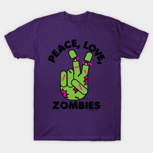 PEACE LOVE ZOMBIES T-Shirt
